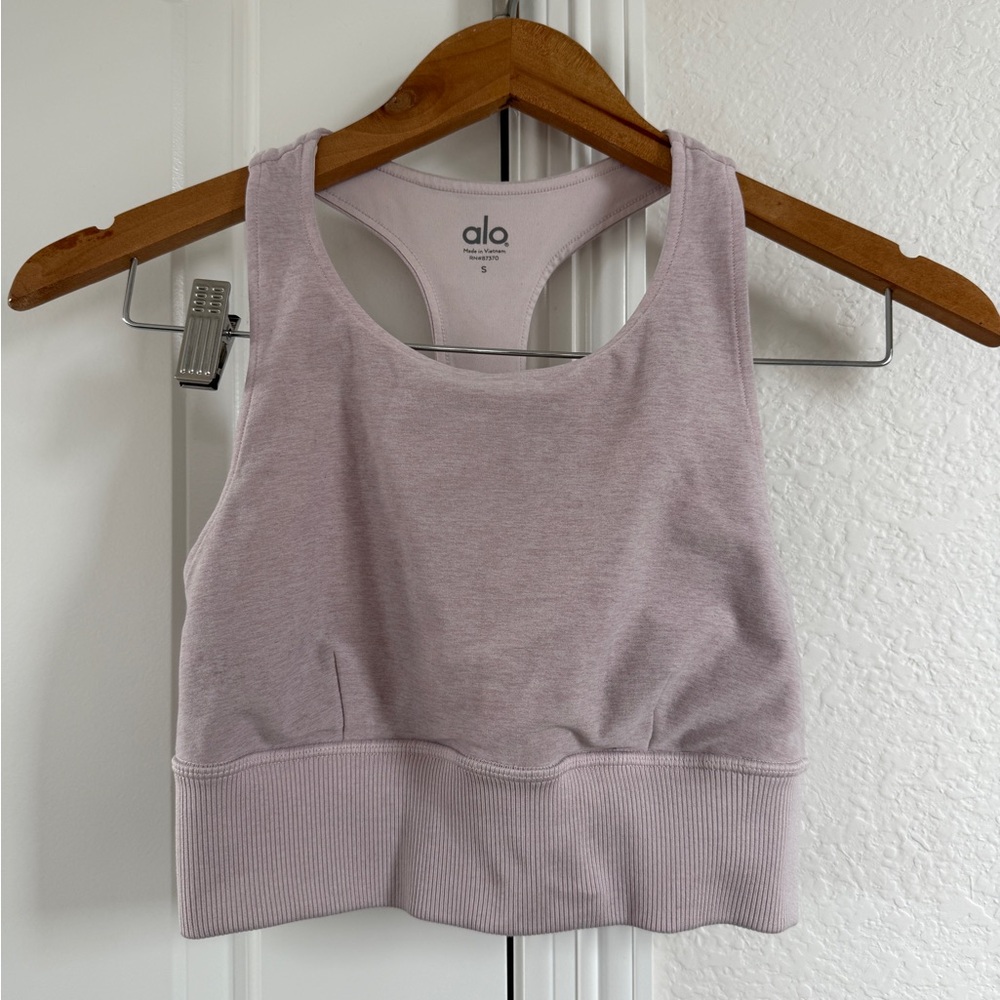 ALO Yoga Light Pink Sports Bra